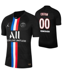 Custom Paris Saint-Germain 19/20 Fourth Short Sleeve Jersey