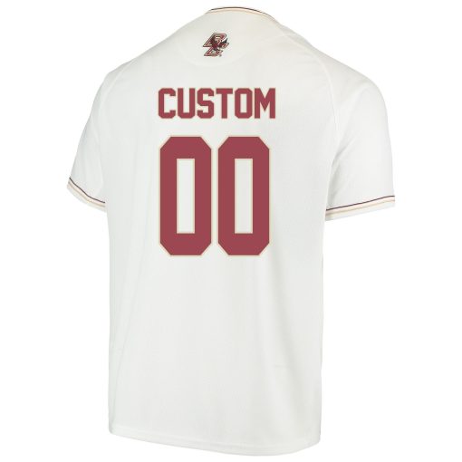 Custom Boston College Eagles White Custom Jersey College Baseball