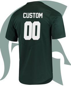 Custom Michigan State Spartans Green Vapor Untouchable Elite Jersey College Baseball Custom Michigan State Spartans Green Vapor Untouchable Elite Jersey College Baseball