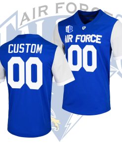 Custom Air Force Falcons Blue College Football Game Jersey