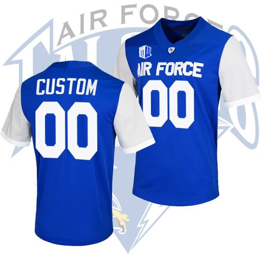 Custom Air Force Falcons Blue College Football Game Jersey