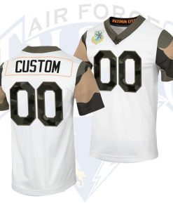 Custom Air Force Falcons White Special Game UAM UTP Jersey