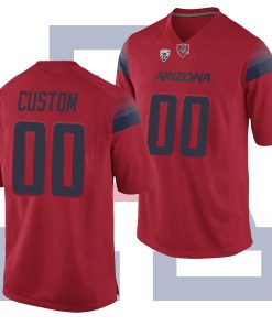 Custom Arizona Wildcats Red College Football Game Jersey
