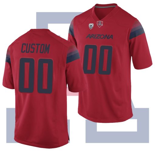 Custom Arizona Wildcats Red College Football Game Jersey