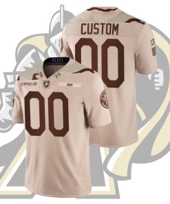 Custom Army Black Knights 2021-22 Oatmeal United We Stand Alternate College Football Jersey
