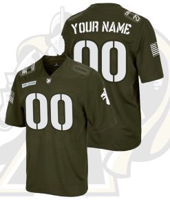 Custom Army Black Knights Olive Rivalry College Football Jersey