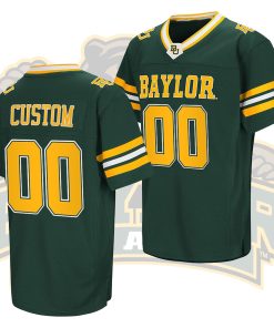 Custom Baylor Bears Green College Football Classic Jersey