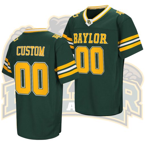 Custom Baylor Bears Green College Football Classic Jersey