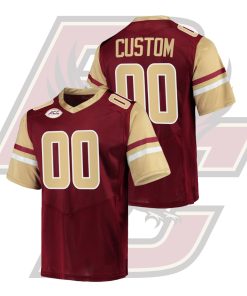 Custom Boston College Eagles Maroon College Football Jersey