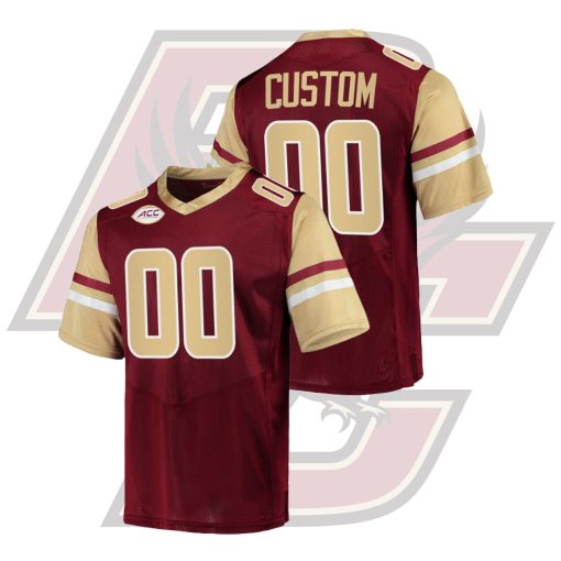 Custom Boston College Eagles Maroon College Football Jersey