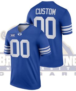 Custom BYU Cougars Royal College Football Big 12 Jersey
