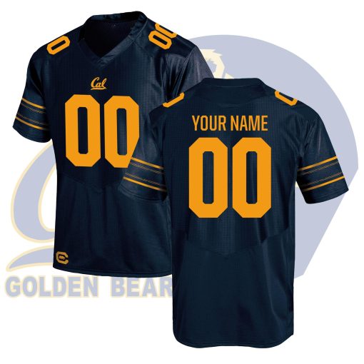 Custom California Golden Bears Navy College Football Jersey