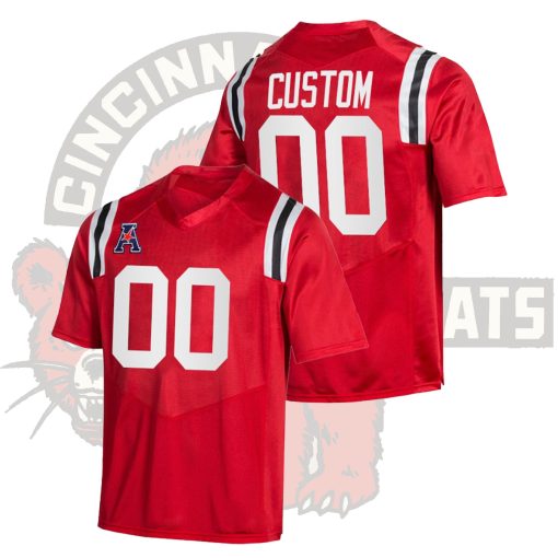 Custom Cincinnati Bearcats Red College Football 150th Anniversary Special Game Jersey