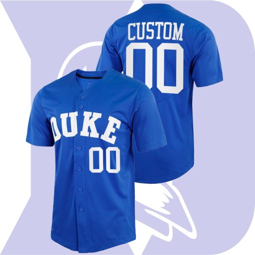 Custom Duke Blue Devils Vapor Untouchable Elite Royal Jersey College Baseball