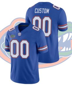Custom Florida Gators Royal Cotton Bowl Game College Football Jersey