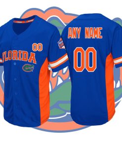Custom Florida Gators Royal Strike Zone College Baseball Jersey