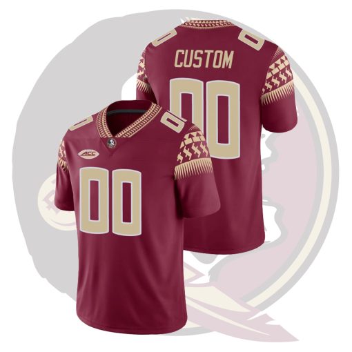 Custom Florida State Seminoles Garnet Game College Football Jersey