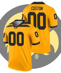Custom Iowa Hawkeyes Gold Legend Alternate College Football Jersey