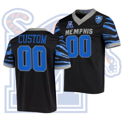 Custom Memphis Tigers Black College Football Jersey