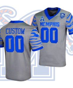 Custom Memphis Tigers Gray College Football Jersey
