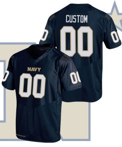 Custom Navy Midshipmen Navy College Football Jersey