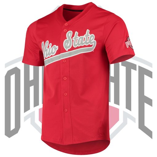 Custom Ohio State Buckeyes Red Vapor Untouchable Elite Jersey College Baseball