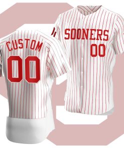 Custom Oklahoma Sooners White 2021 Vapor Prime College Baseball Jersey