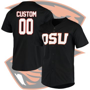 Custom Oregon State Beavers Black Vapor Untouchable Elite Jersey College Baseball