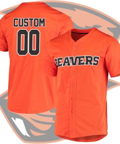 Custom Oregon State Beavers Orange Vapor Untouchable Elite Jersey College Baseball