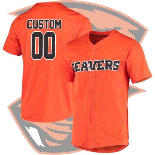 Custom Oregon State Beavers Orange Vapor Untouchable Elite Jersey College Baseball