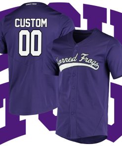 Custom TCU Horned Frogs Purple Vapor Untouchable Elite Jersey College Baseball