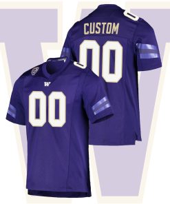 Custom Washington Huskies Purple College Football Game Jersey
