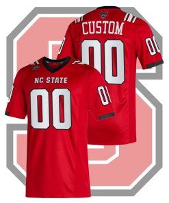 Custom NC State Wolfpack Red College Football Jersey