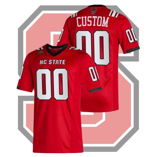 Custom NC State Wolfpack Red College Football Jersey