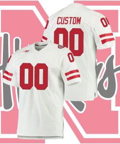 Custom Nebraska Cornhuskers White Premier College Football Jersey
