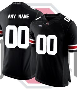 Custom Ohio State Buckeyes Black College Limited College Football Jersey