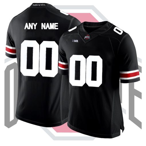 Custom Ohio State Buckeyes Black College Limited College Football Jersey