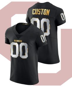 Custom Oklahoma Sooners White Crimson Split College Football Jersey
