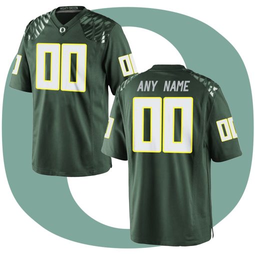 Custom Oregon Ducks Green College Limited College Football Jersey