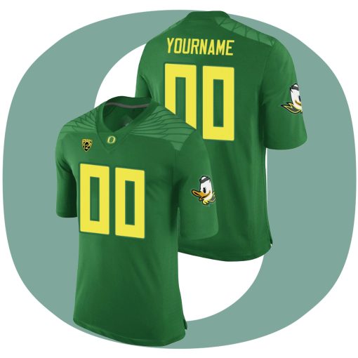 Custom Oregon Ducks Green Game College Football Jersey