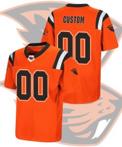 Custom Oregon State Beavers Orange College Football Jersey