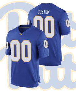 Custom Pitt Panthers Royal Game College Football Jersey