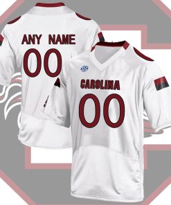 Custom South Carolina Gamecocks White College Limited College Football Jersey