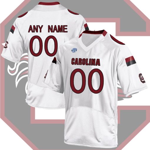 Custom South Carolina Gamecocks White College Limited College Football Jersey