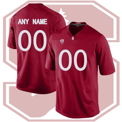 Custom Stanford Cardinal College Limited College Football Jersey - Cardinal