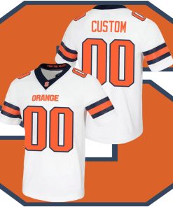 Custom Syracuse Orange Custom White Untouchable Game College Football Jersey
