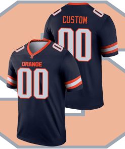 Custom Syracuse Orange Navy Legend College Football Jersey
