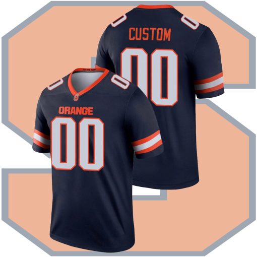 Custom Syracuse Orange Navy Legend College Football Jersey