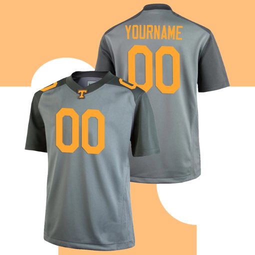 Custom Tennessee Volunteers Gray College Football Jersey