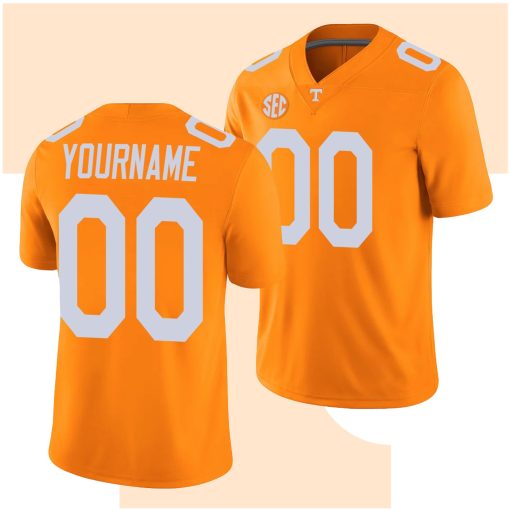 Custom Tennessee Volunteers Orange College Football Alumni Player Game Jersey